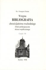 Wstępna Bibliografia chrześcijaństwa wschodniego