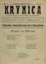 Krynica 1/1925