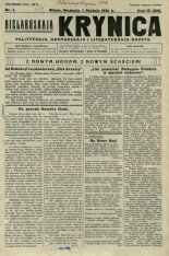 Biełaruskaja Krynica 1/1928