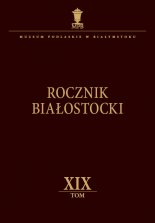 Rocznik Białostocki XIX