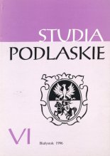 Studia Podlaskie VI