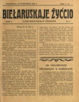 Biełaruskaje žyccio 2/1919