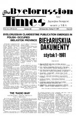 The Byelorussian Times 33/1981