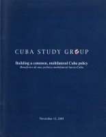 Building a common, multilateral Cuba policy