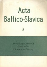 Acta Baltico-Slavica 8