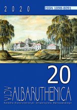 Acta Albaruthenica tom 20