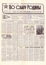 Во славу родины 25 (21765) 1993